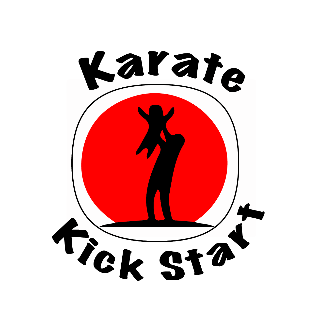 Karate Kick Start Logo - Colour White Background